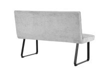 Bank >TALEA< (BxHxT: 140x92x59 cm) in hellgrau - 140x92x59 (BxHxT)