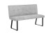 Bank >TALEA< (BxHxT: 140x92x59 cm) in hellgrau - 140x92x59 (BxHxT)