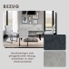 Bank >TALEA< (BxHxT: 140x92x59 cm) in hellgrau - 140x92x59 (BxHxT)