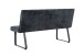 Bank >TALEA< (BxHxT: 160x92x59 cm) in grau aus Microfaser - 160x92x59cm (BxHxT)