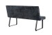 Bank >TALEA< (BxHxT: 160x92x59 cm) in grau aus Microfaser - 160x92x59cm (BxHxT)