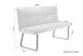 Bank >TALEA< (BxHxT: 160x92x59 cm) in grau aus Microfaser - 160x92x59cm (BxHxT)