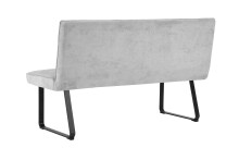 Bank >TALEA< (BxHxT: 160x92x59 cm) in hellgrau - 160x92x59 (BxHxT)