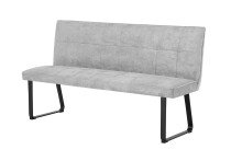Bank >TALEA< (BxHxT: 160x92x59 cm) in hellgrau - 160x92x59 (BxHxT)