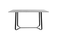 Esstisch >TALEA< (BxHxT: 140x76x90 cm) in grau - 140x76x90cm (BxHxT)