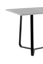 Esstisch >TALEA< (BxHxT: 140x76x90 cm) in grau - 140x76x90cm (BxHxT)