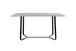 Esstisch >TALEA< (BxHxT: 140x76x90 cm) in grau - 140x76x90cm (BxHxT)
