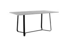 Esstisch >TALEA< (BxHxT: 160x76x90 cm) in grau -...