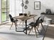 Esstisch >TALEA< (BxHxT: 160x76x90 cm) in Old Style - 160x76x90cm (BxHxT)