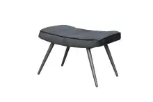 Hocker >UTA< (BxHxT: 60x39x41 cm) in schwarz aus...