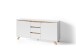 Sideboard >VALENTIN< (BxHxT: 160x80x38 cm) in weiß - 160x76x38cm (BxHxT)