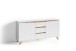 Sideboard >VALENTIN< (BxHxT: 160x76x38 cm) in weiß - 160x76x38cm (BxHxT)