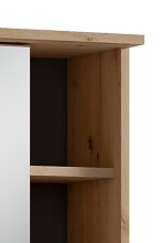 Spiegelschrank >WELLNESS< (BxHxT: 60x61x28 cm) in Eiche/Artisan