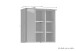 Spiegelschrank >WELLNESS< (BxHxT: 60x61x28 cm) in Eiche/Artisan