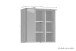 Spiegelschrank >WELLNESS< (BxHxT: 60x61x28 cm) in Eiche/Artisan