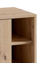 Waschbeckenunterschrank >WELLNESS< (BxHxT: 60x62x34 cm) in Eiche/Artisan