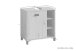Waschbeckenunterschrank >WELLNESS< (BxHxT: 60x62x34 cm) in Eiche/Artisan