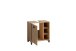 Waschbeckenunterschrank >WELLNESS< (BxHxT: 60x62x34 cm) in Eiche/Artisan