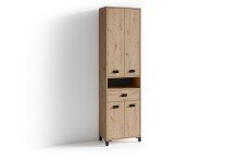 Hochschrank >WELLNESS< (BxHxT: 54x193x31 cm) in Eiche/Artisan