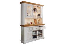 Buffet >WZ-0133< (BxHxT: 149x214x42 cm) in weiß - 149x214x42 (BxHxT)