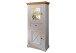 Vitrine >WZ-0133< (BxHxT: 79x177x42 cm) in weiß aus Kiefer - 79x177x42cm (BxHxT)