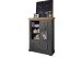 Highboard >WZ-0133< (BxHxT: 108x152x42 cm) in grau - 108x152x42 (BxHxT)