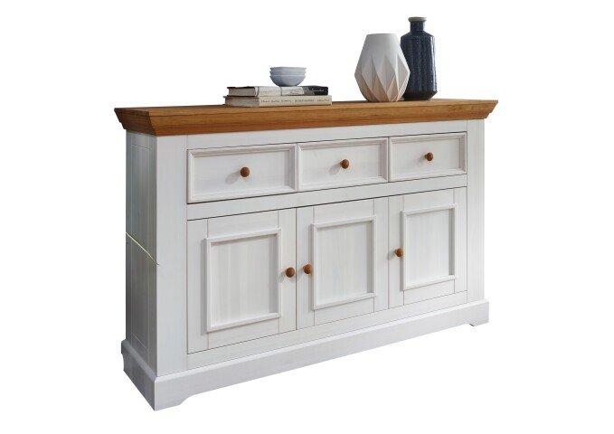 Anrichte >WZ-0133< (BxHxT: 149x94x42 cm) in weiß - 149x94x42 (BxHxT)