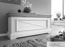 Truhe >WZ-0133< (BxHxT: 108x50x42 cm) in weiß - 108x50x42 (BxHxT)