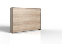 Klappbett >JUIST< (BxHxT: 212x154x43 cm) in EICHE...