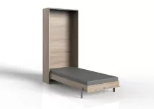 Klappbett >JUIST< (BxHxT: 102x213x43 cm) in EICHE...