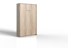 Klappbett >JUIST< (BxHxT: 132x213x43 cm) in EICHE SAEGERAU-NACHBILDUNG
