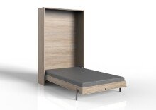 Klappbett >JUIST< (BxHxT: 132x213x43 cm) in EICHE...
