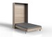 Klappbett >JUIST< (BxHxT: 132x213x43 cm) in EICHE SAEGERAU-NACHBILDUNG