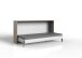 Klappbett >JUIST< (BxHxT: 212x105x43 cm) in SAN REMO EICHE NACHBILDUNG + WEISS