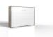 Klappbett >JUIST< (BxHxT: 212x154x43 cm) in SAN REMO EICHE NACHBILDUNG + WEISS