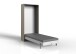 Klappbett >JUIST< (BxHxT: 102x213x43 cm) in SAN REMO EICHE NACHBILDUNG + WEISS