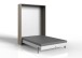 Klappbett >JUIST< (BxHxT: 152x213x43 cm) in SAN REMO EICHE NACHBILDUNG + WEISS