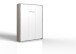 Klappbett >JUIST< (BxHxT: 152x213x43 cm) in SAN REMO EICHE NACHBILDUNG + WEISS
