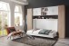 Klappbett >JUIST< (BxHxT: 212x134x43 cm) in WEISS - 212x134x43cm (BxHxT)