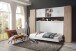 Klappbett >JUIST< (BxHxT: 212x134x43 cm) in WEISS - 212x134x43cm (BxHxT)