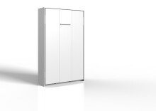 Klappbett >JUIST< (BxHxT: 132x213x43 cm) in WEISS - 132x213x43cm (BxHxT)