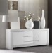 Sideboard >Asti< (BxHxT: 190x84x50 cm) in Weiss echt Hochglanz lackiert