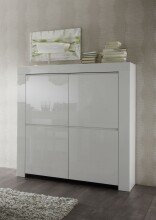 Highboard >Asti< (BxHxT: 120x140x50 cm) in Weiss...