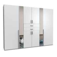 Kleiderschrank >VANEA< (BxHxT: 270x210x58 cm) in WEISS - 270x210x58cm (BxHxT)
