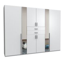 Kleiderschrank >VANEA< (BxHxT: 270x210x58 cm) in WEISS - 270x210x58cm (BxHxT)