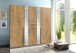 Kleiderschrank >VANEA< (BxHxT: 225x210x58 cm) in PLANKENEICHE NACHBILDUNG