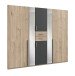 Kleiderschrank >VANEA< (BxHxT: 225x210x58 cm) in HICKORY OAK + GRAPHIT