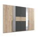 Kleiderschrank >VANEA< (BxHxT: 270x210x58 cm) in HICKORY OAK + GRAPHIT