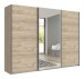 Kleiderschrank >ERNIE< (BxHxT: 270x210x65 cm) in HICKORY-OAK NACHBILDUNG