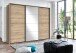 Kleiderschrank >ERNIE< (BxHxT: 270x210x65 cm) in HICKORY-OAK NACHBILDUNG